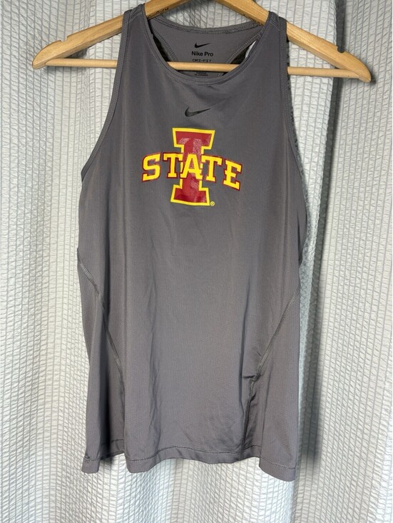 Nike Other - Iowa State Cyclones Gymnastics Nike Pro Racer Back Tank Top Dri-Fit Small